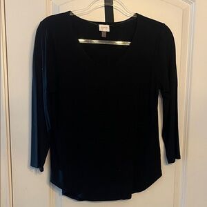Cupio Black Long Sleeve Top Women